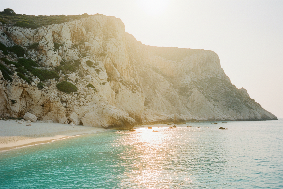 Plage falaise solaire Helios Atelier